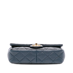 Paris-Salzburg Small Patent and Goatskin CC Eyelet Flap