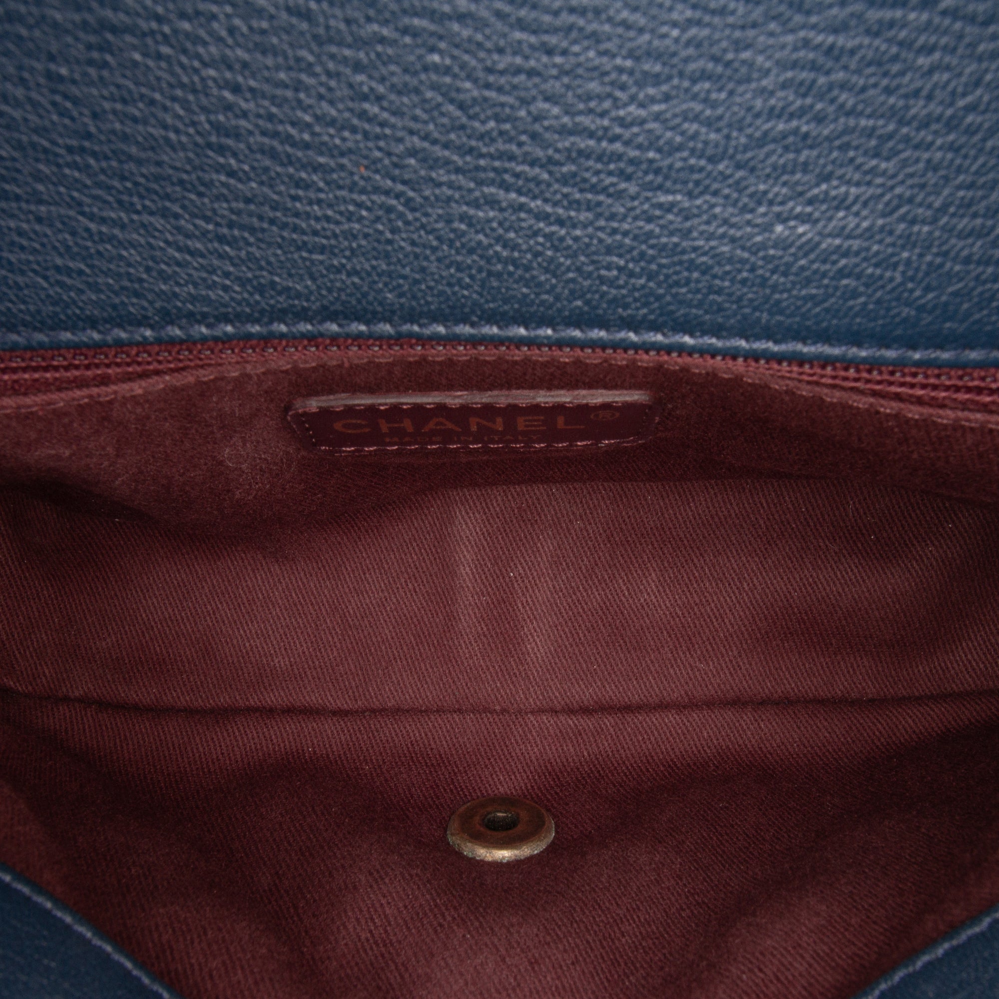 Paris-Salzburg Small Patent and Goatskin CC Eyelet Flap