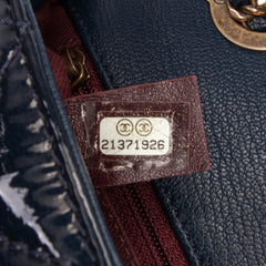 Paris-Salzburg Small Patent and Goatskin CC Eyelet Flap