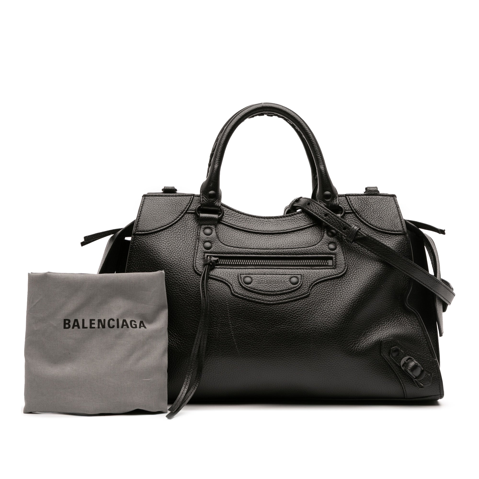 Medium Grained Calfskin Neo Classic City Satchel