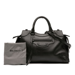 Medium Grained Calfskin Neo Classic City Satchel