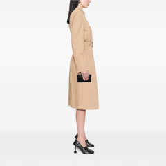 CC Chevron Caviar Zip Clutch