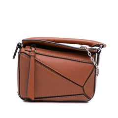 Nano Calfskin Puzzle Satchel