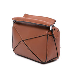 Nano Calfskin Puzzle Satchel
