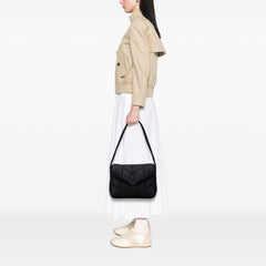 Quilted Econyl Nylon Lou Puffer Messenger Bag