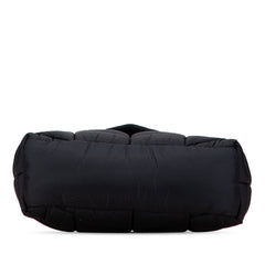 Quilted Econyl Nylon Lou Puffer Messenger Bag