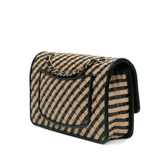 Medium Raffia and Jute Urban Jungle Single Flap