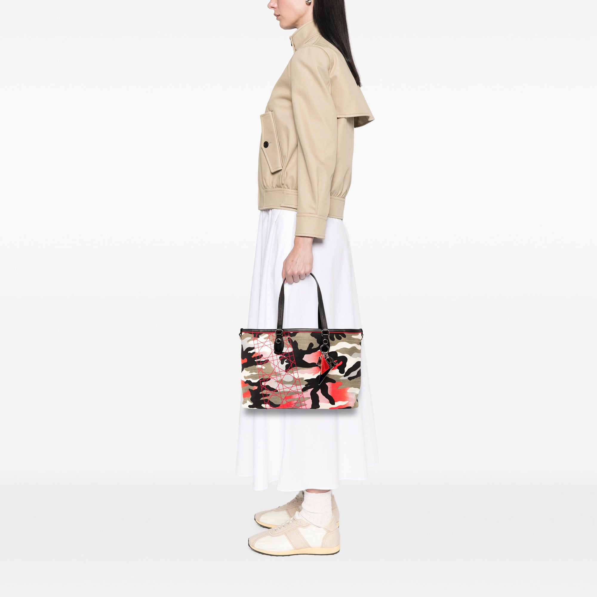 Anselm Reyle Medium Canvas Camouflage Tote
