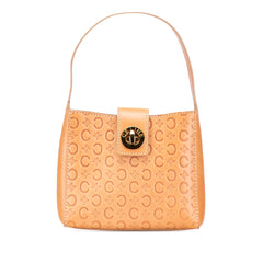 C Macadam Leather Handbag