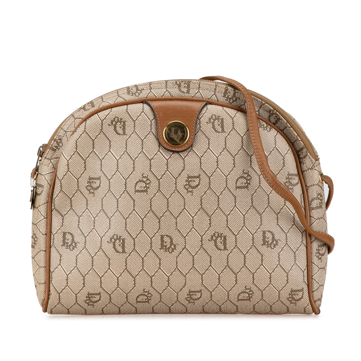 Honeycomb Coated Canvas Crossbody