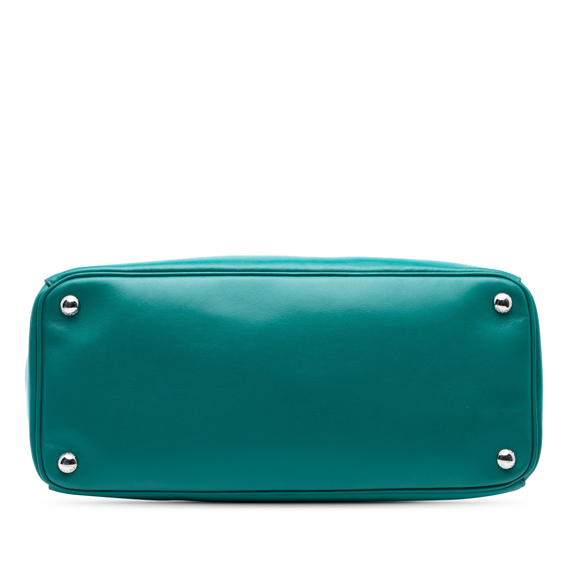 Large City Calf Galleria Double Zip Satchel