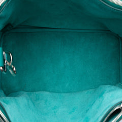 Large City Calf Galleria Double Zip Satchel