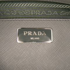 Medium Bicolor Saffiano Lux Promenade Satchel