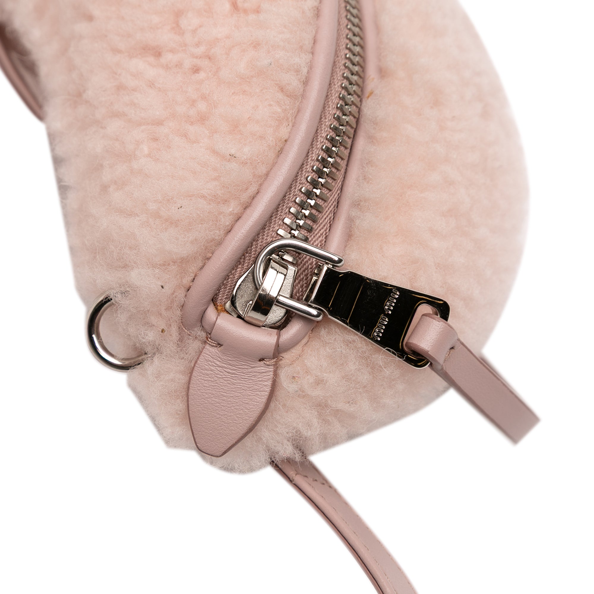 Shearling Convertible Belt Bag