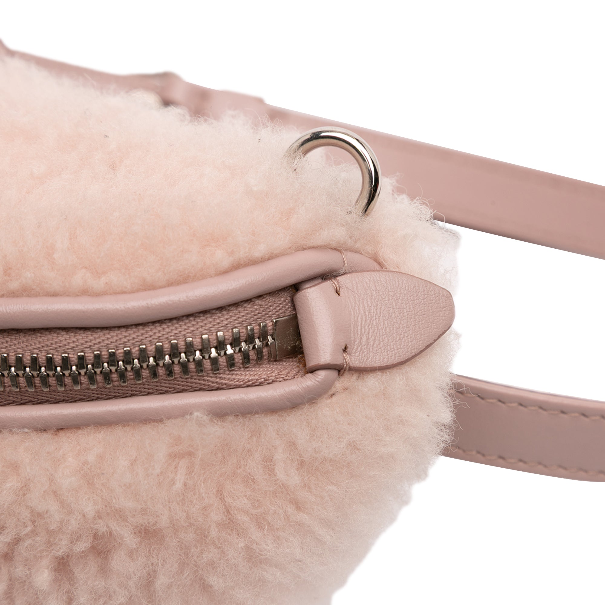 Shearling Convertible Belt Bag