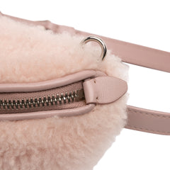 Shearling Convertible Belt Bag
