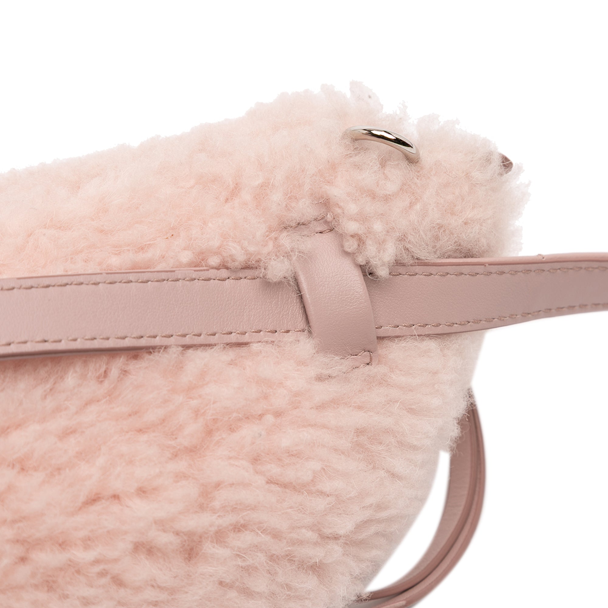 Shearling Convertible Belt Bag