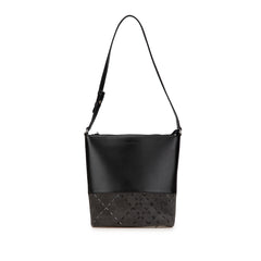 Calfskin and Suede Shoulder Bag