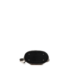 Calfskin and Suede Shoulder Bag