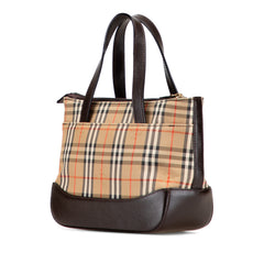 Haymarket Check Canvas Tote