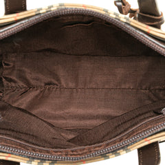 Haymarket Check Canvas Tote
