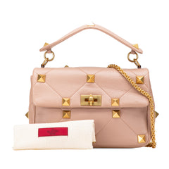 Large Nappa Roman Stud Satchel