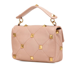 Large Nappa Roman Stud Satchel
