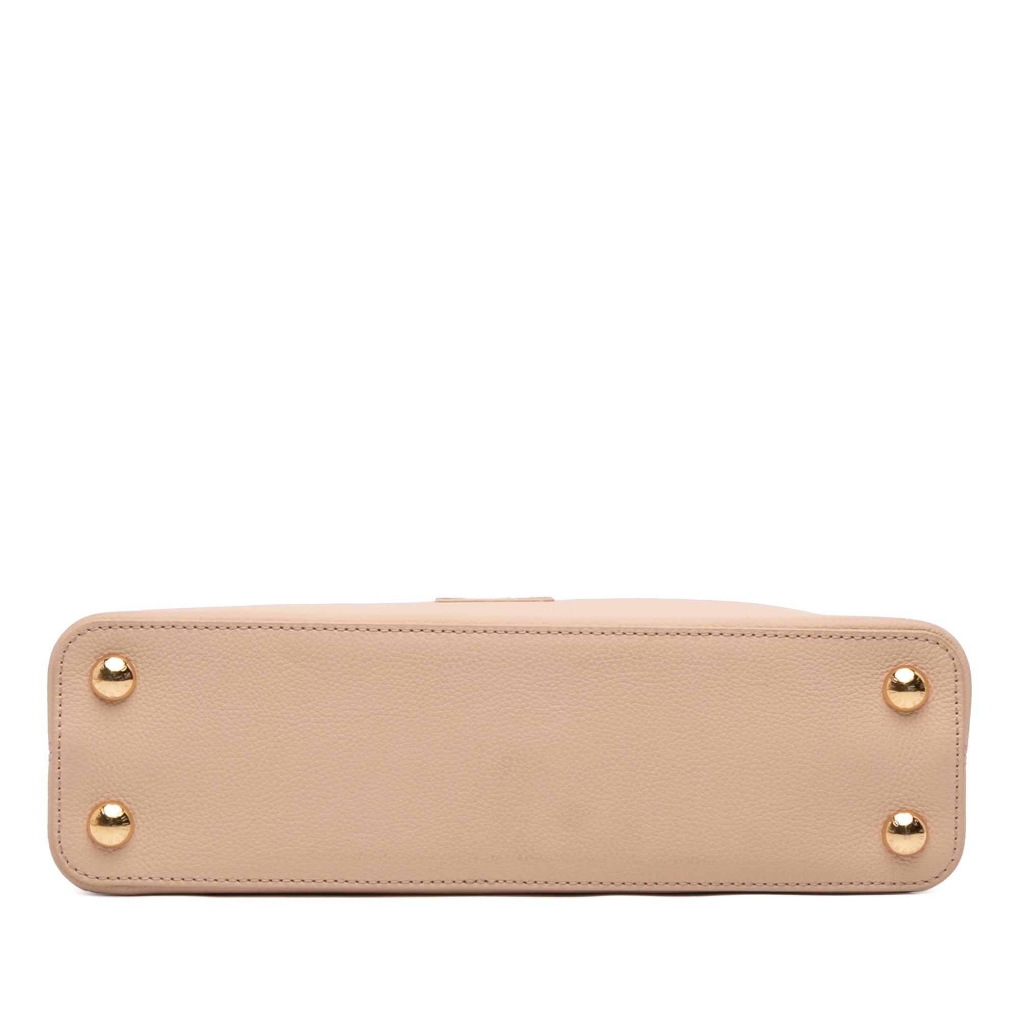 Grained Calfskin Capucines East West MM