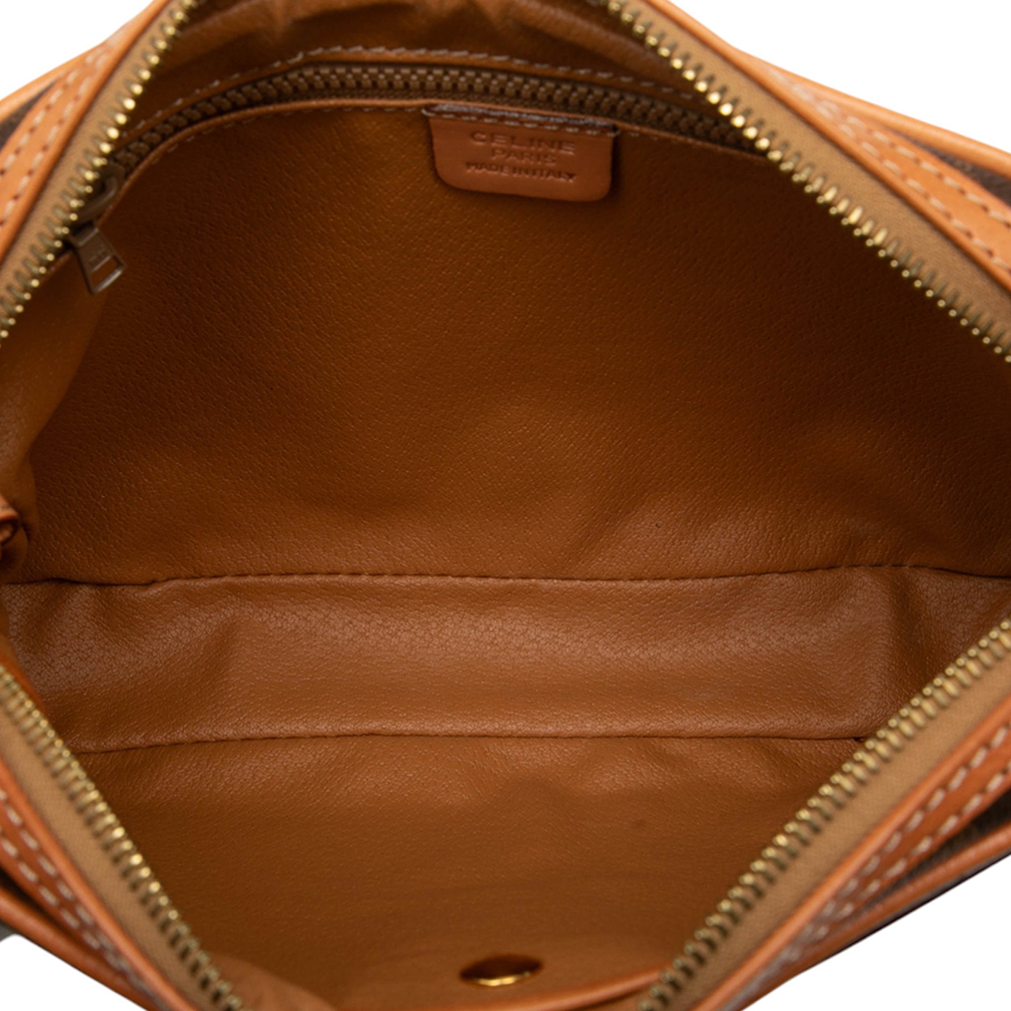 Macadam Coated Canvas Clutch