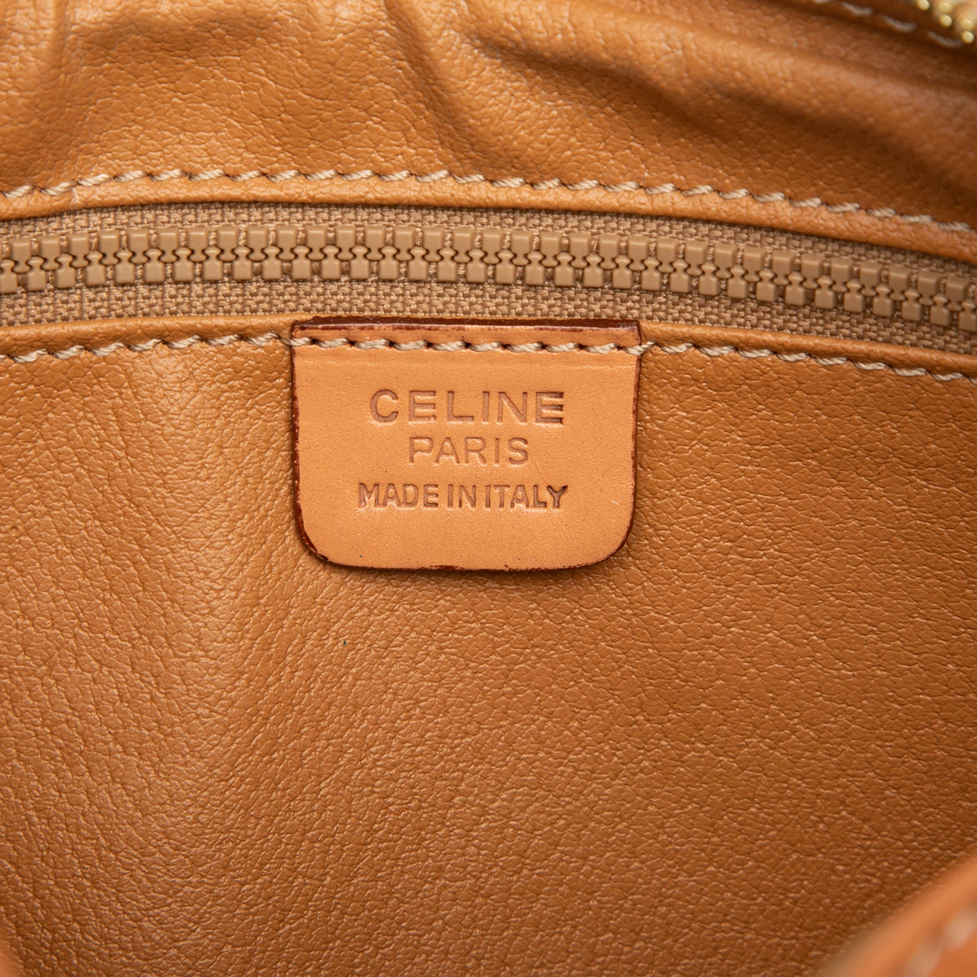 Macadam Coated Canvas Clutch