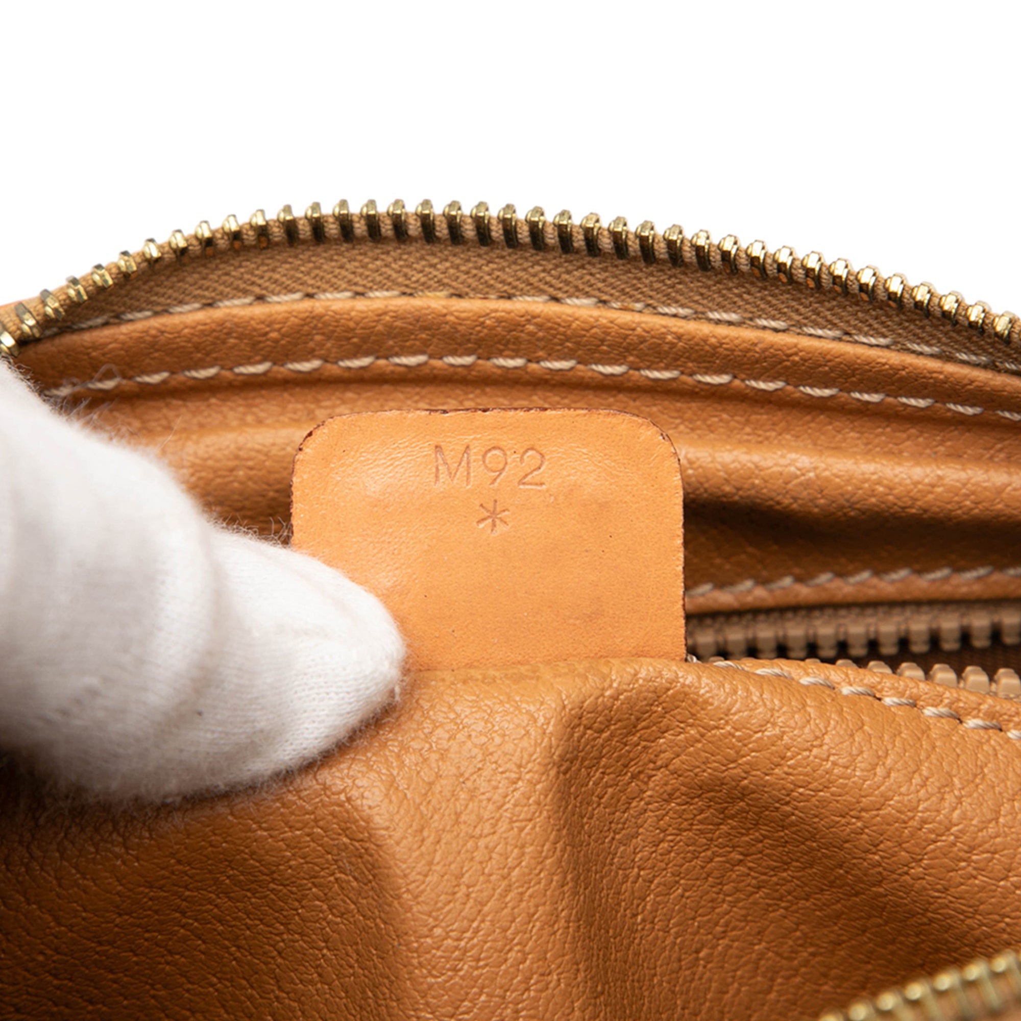 Macadam Coated Canvas Clutch