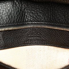 Medium Leather Bamboo Daily Satchel