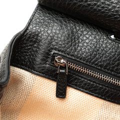 Medium Leather Bamboo Daily Satchel