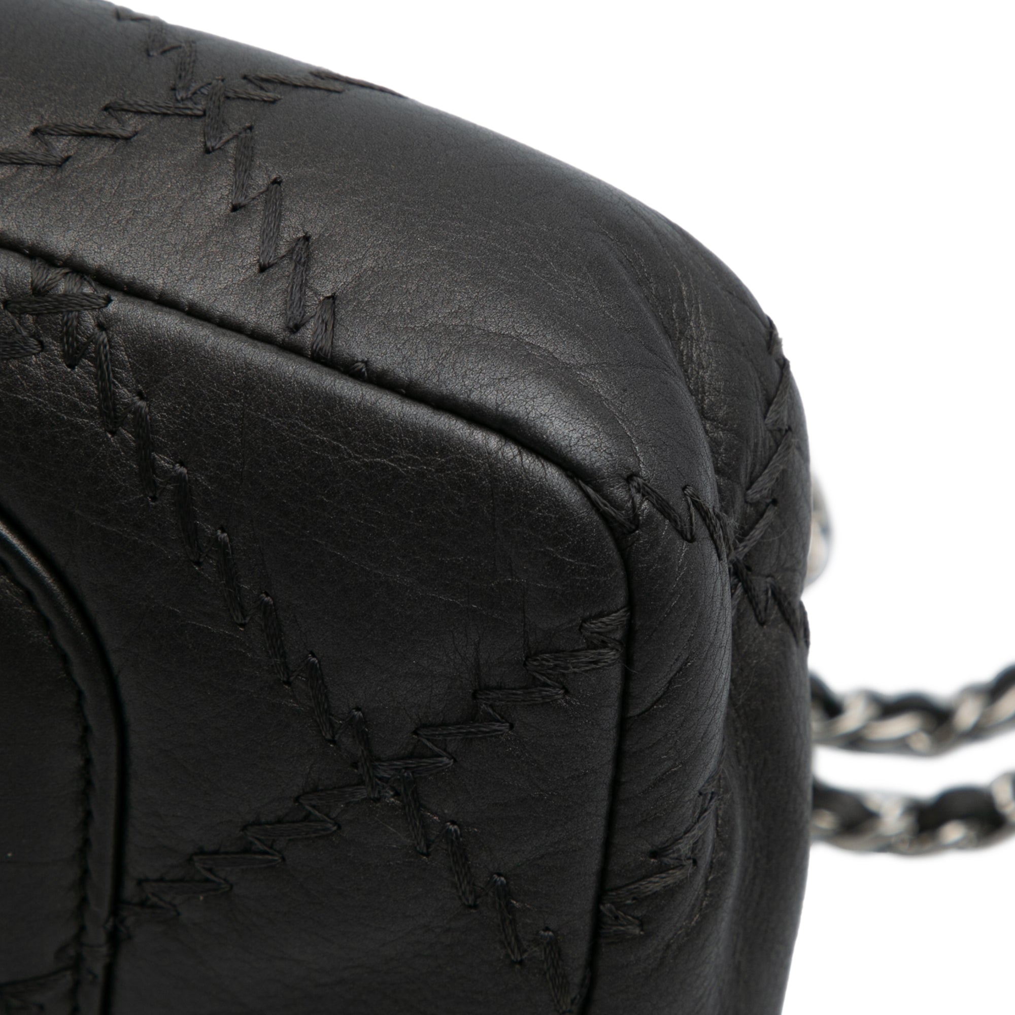 CC Quilted Calfskin Ultimate Stitch Flap