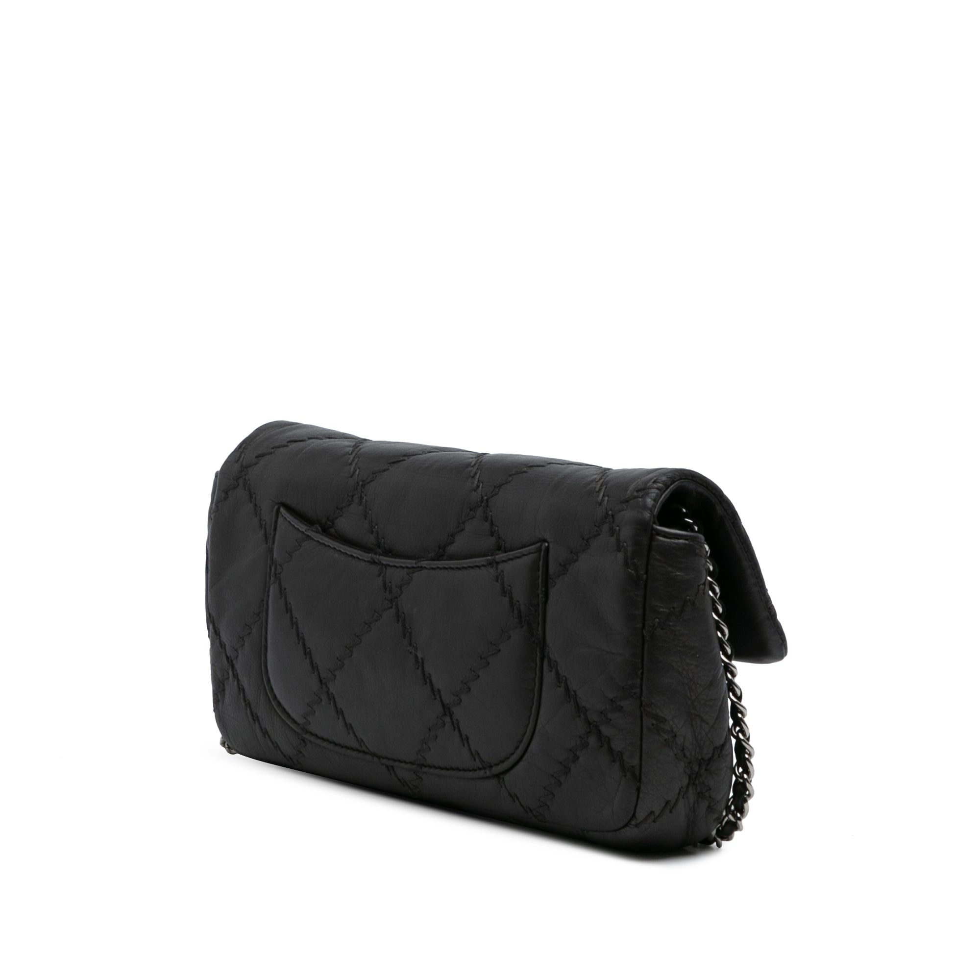 CC Quilted Calfskin Ultimate Stitch Flap