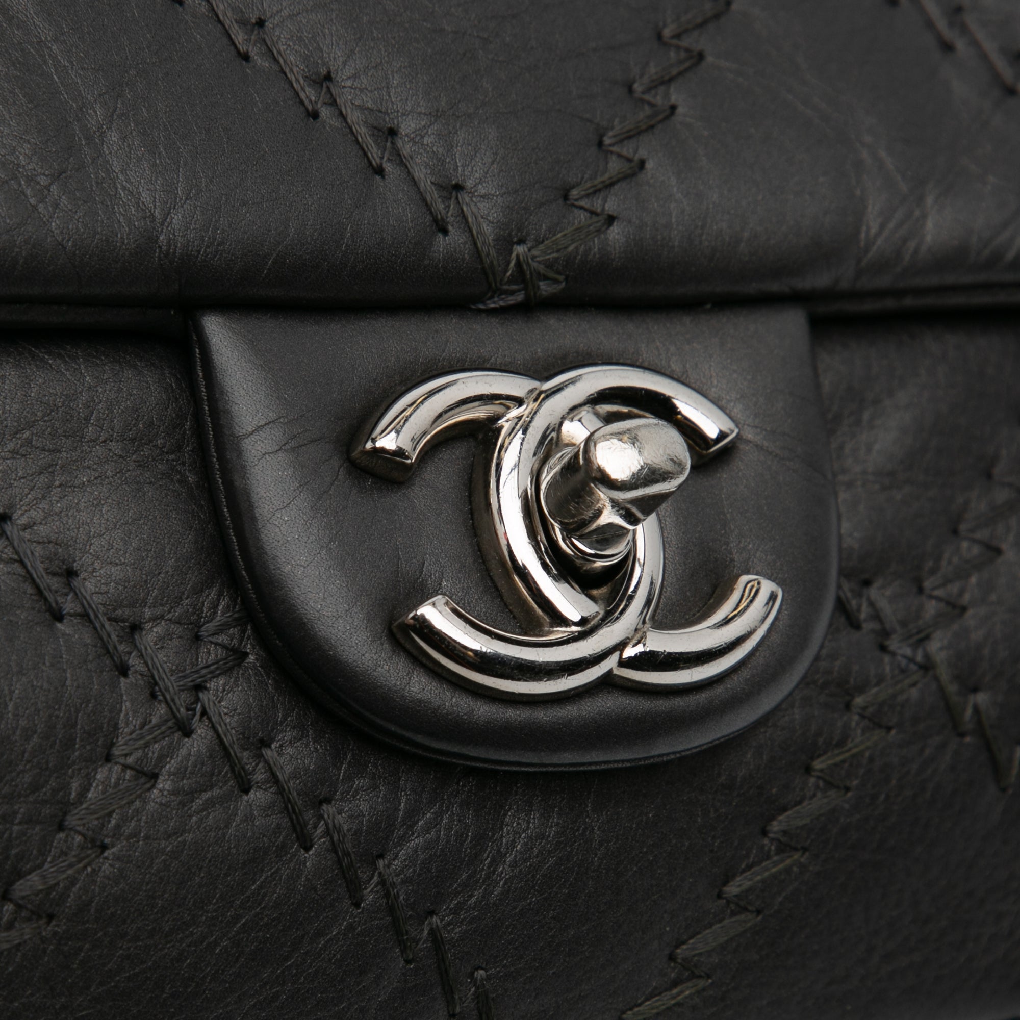 CC Quilted Calfskin Ultimate Stitch Flap