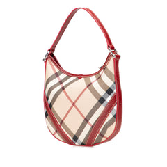Supernova Check Coated Canvas Larkin Hobo