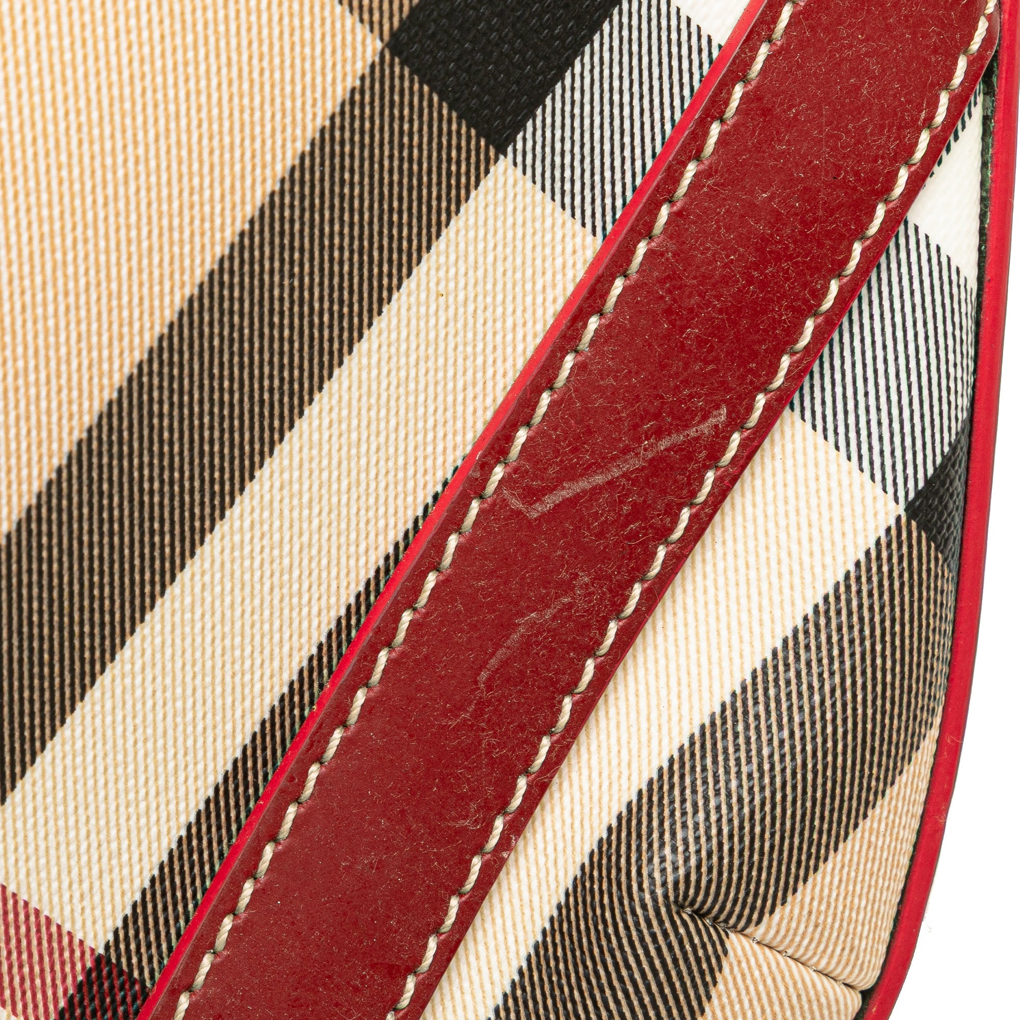 Supernova Check Coated Canvas Larkin Hobo
