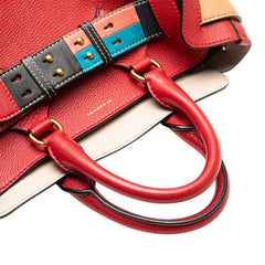 Small Grained Calfskin Belt Satchel