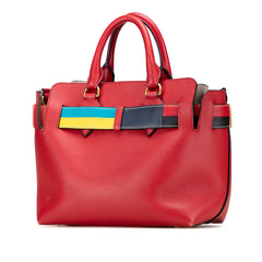 Small Grained Calfskin Belt Satchel