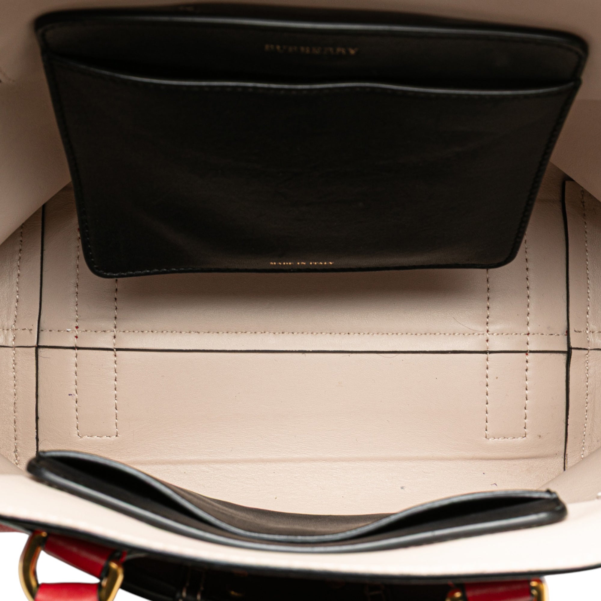 Small Grained Calfskin Belt Satchel