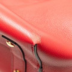 Small Grained Calfskin Belt Satchel
