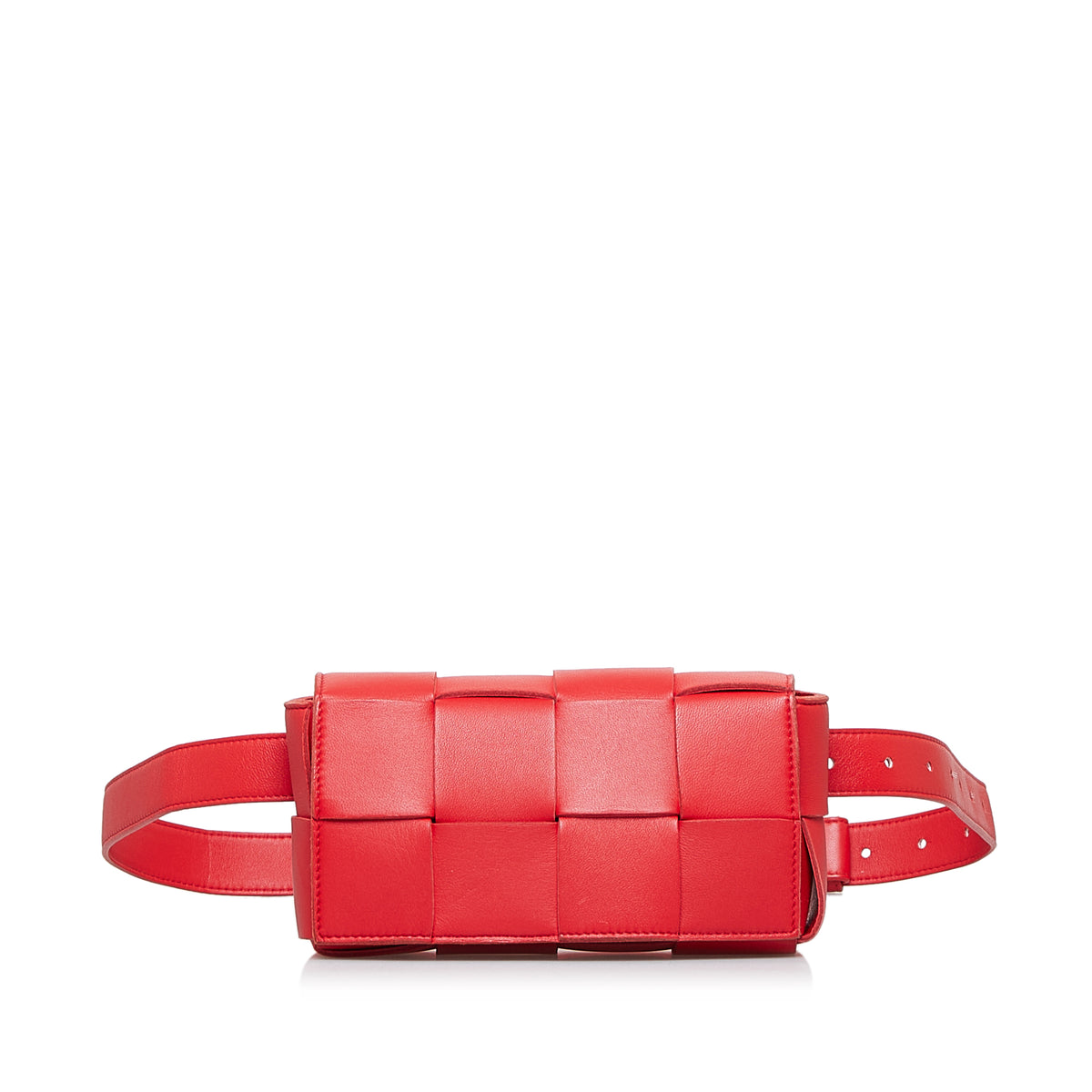 Calfskin Intrecciato Cassette Belt Bag