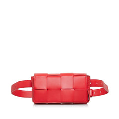 Calfskin Intrecciato Cassette Belt Bag