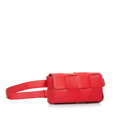 Calfskin Intrecciato Cassette Belt Bag