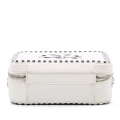 Small Caviar Striped CC Filigree Vanity Case