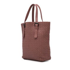Leather Intrecciato Tote