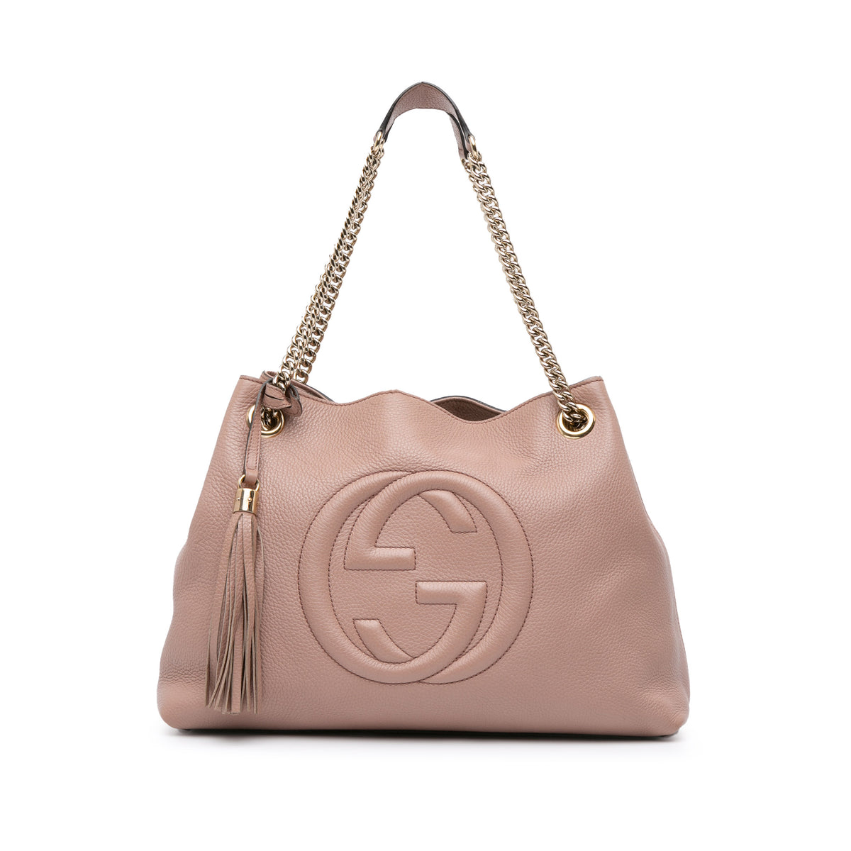 Medium Leather Soho Chain Tote