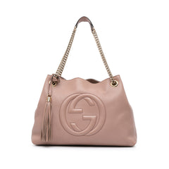 Medium Leather Soho Chain Tote