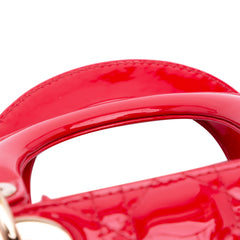 Mini Patent Cannage Lady Dior